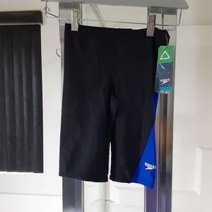 New! Speedo boys swimwear navy blue black